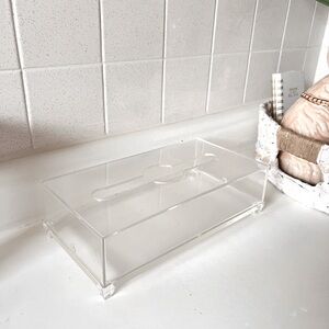 Vintage Lucite Tissue Box